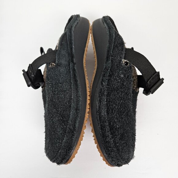 Chaco Black Fuzzy Mules - Picture 4 of 8